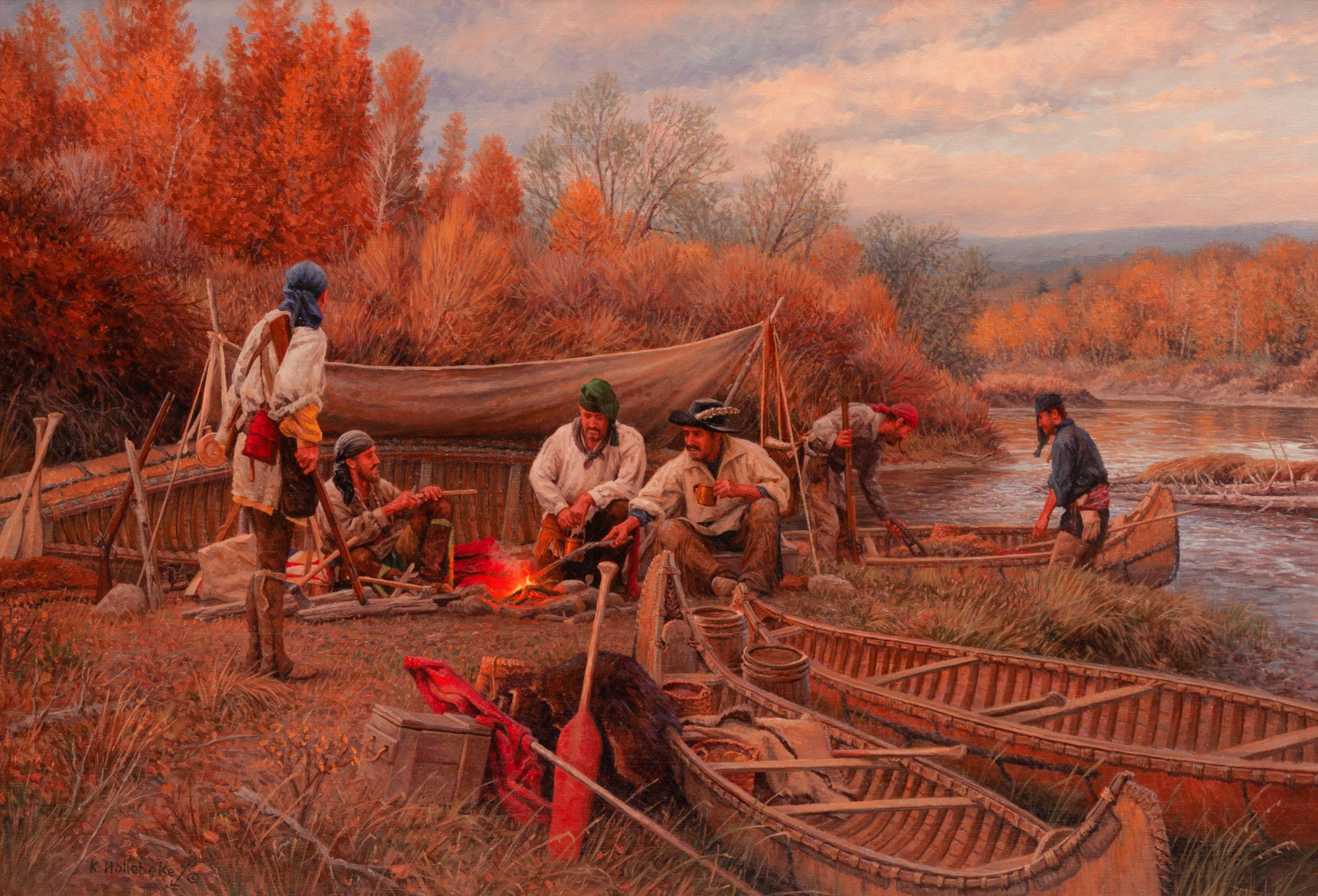 Bivouac at the River's Edge