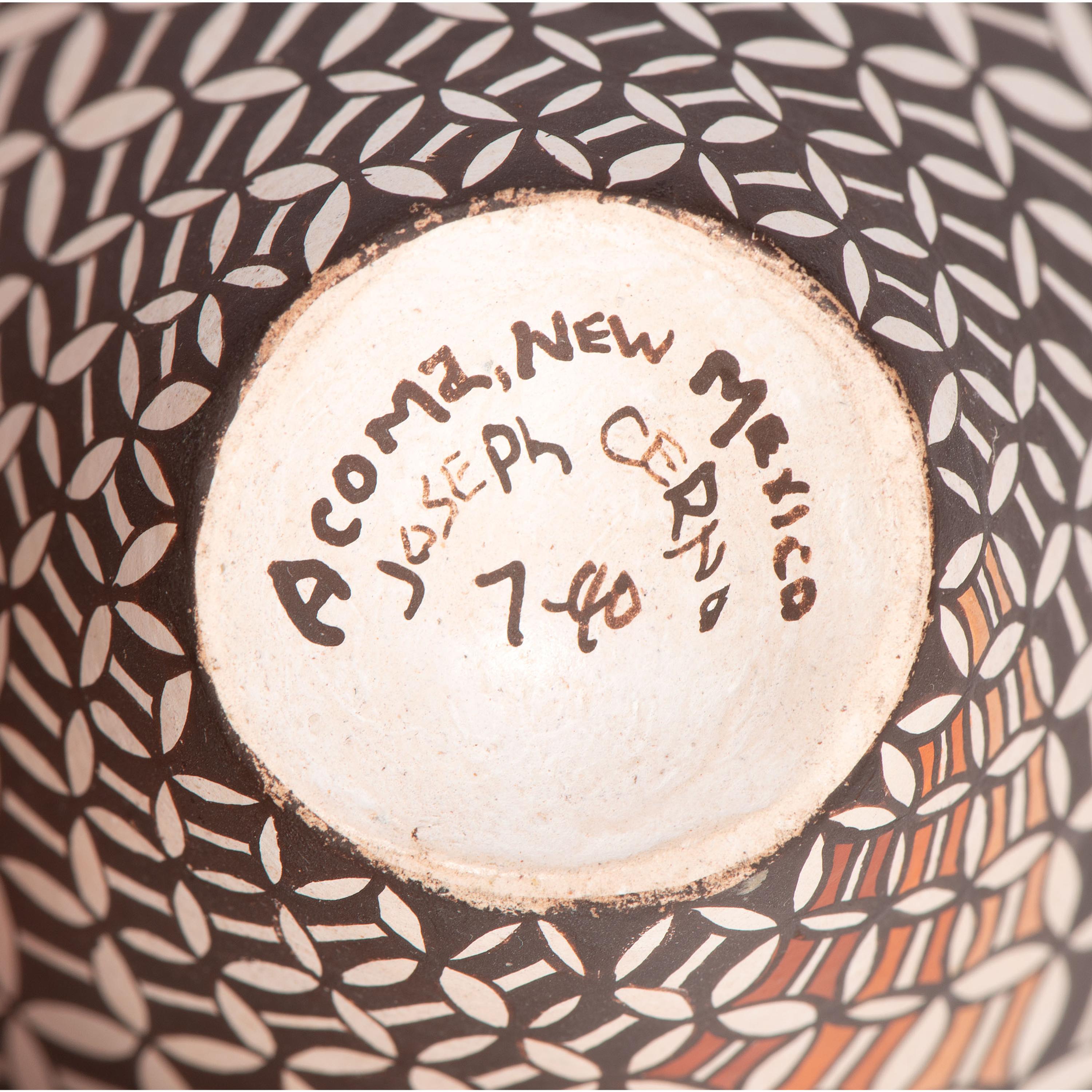 Polychrome Pottery Seed Jar