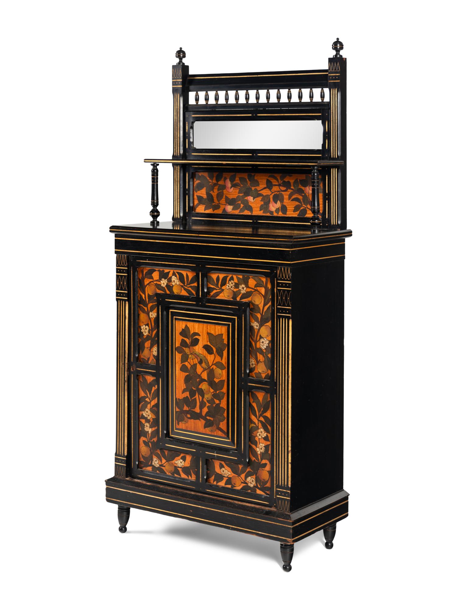 An American Aesthetic Movement Side Cabinet