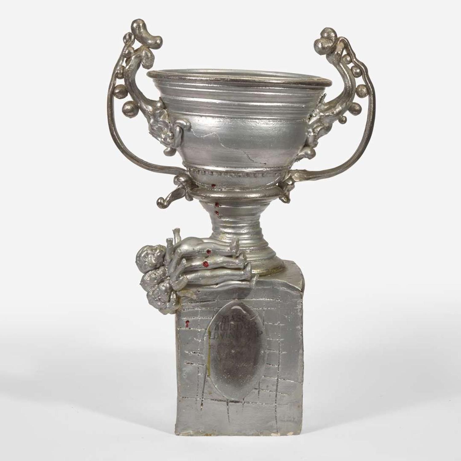 Clair Colquitt (American, b. 1945) "Mass Murder Loving Cup", USA, 1968