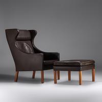 Lounge Chair and Ottoman, model 2204 Fredericia, Denmark