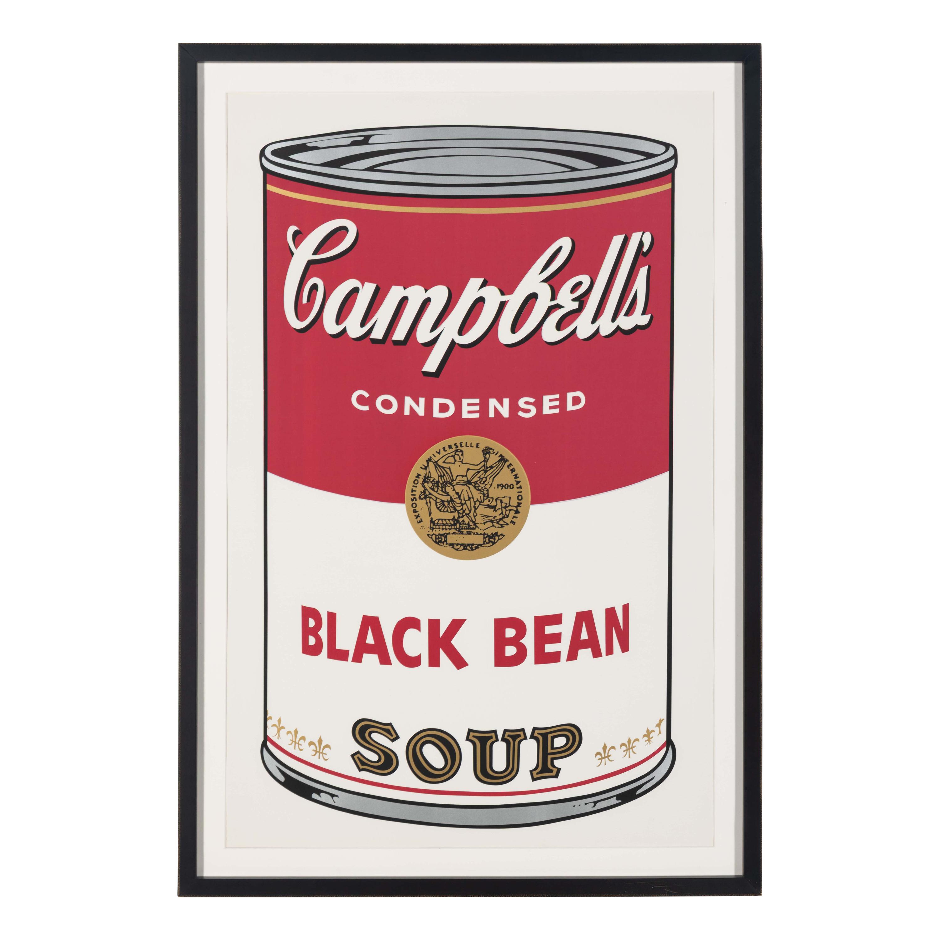 Andy Warhol (American, 1928–1987) — Black Bean Soup (from Campbell's Soup I ), 1968