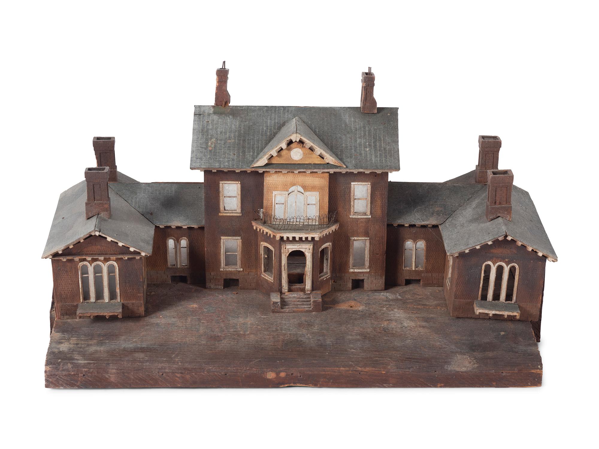 A Carved Wood Model of Ashland, Lexington, Kentucky