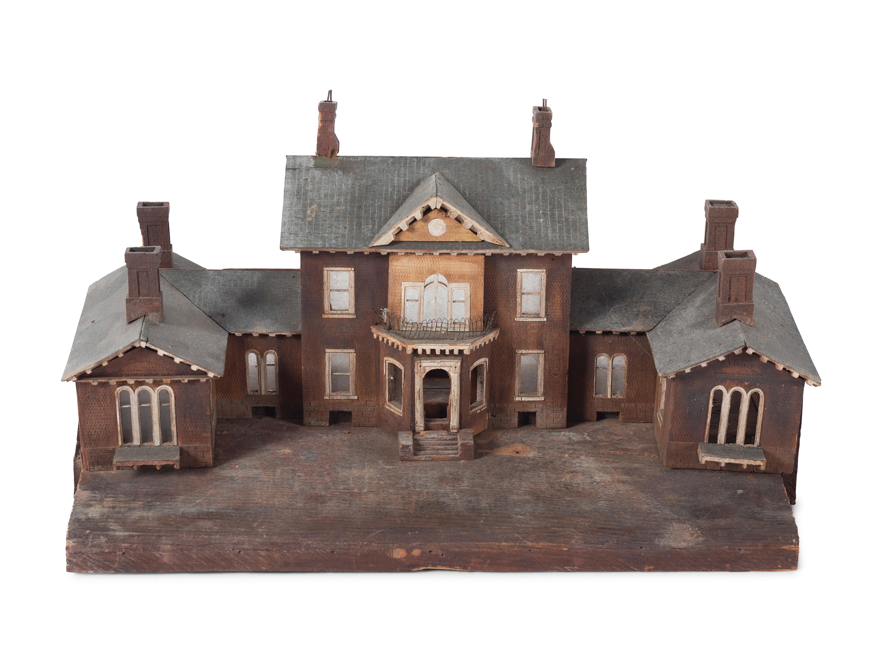 A Carved Wood Model of Ashland, Lexington, Kentucky