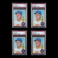 A Collection of PSA Graded 1968 Topps Tom Seaver Baseball Cards No. 45