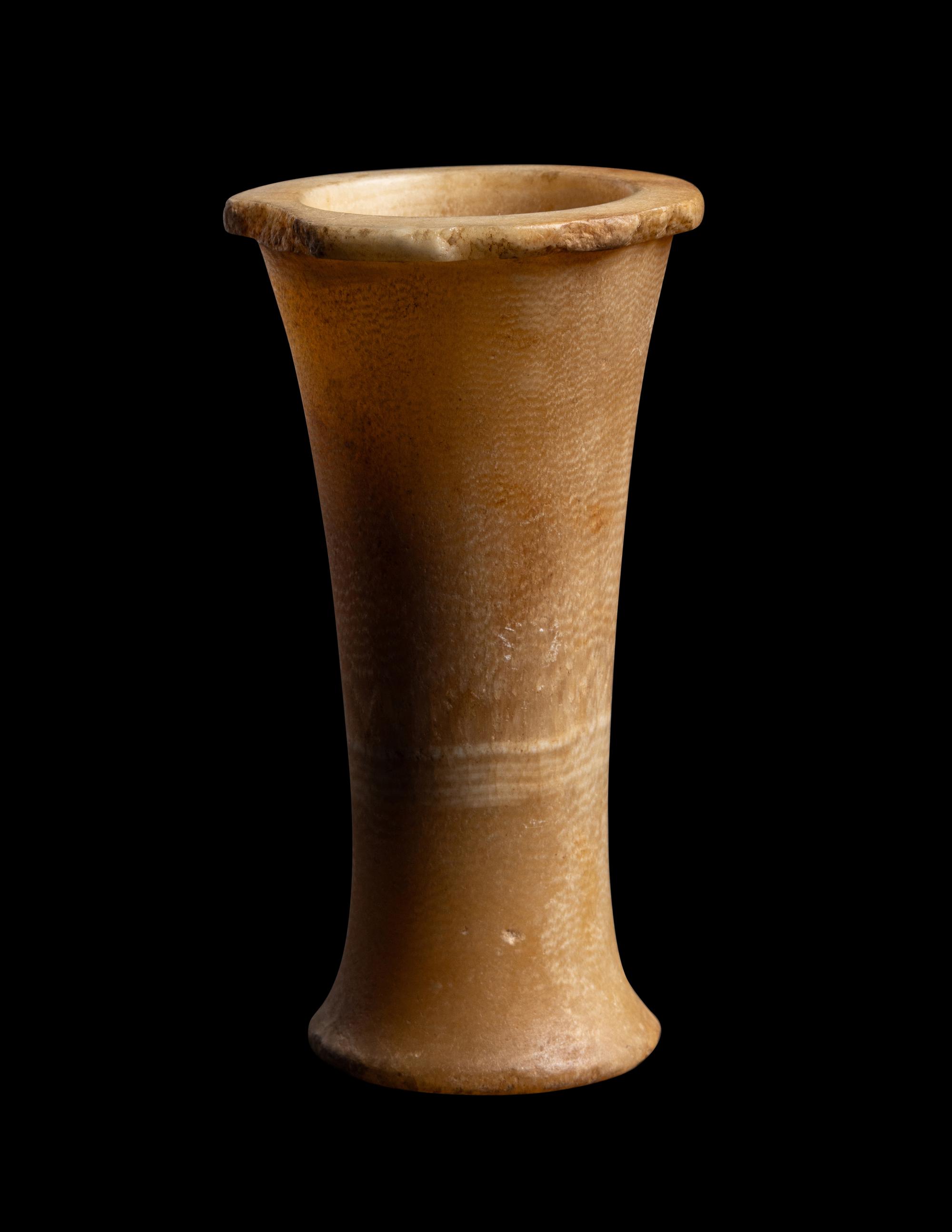 An Egyptian Alabaster Vessel
