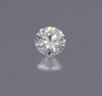 A 1.74 Carat Round Brilliant Cut Diamond, 1.90 dwts.