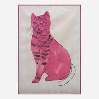 Andy Warhol (American, 1928-1987) From 25 Cats Name[d] Sam and One Blue Pussy