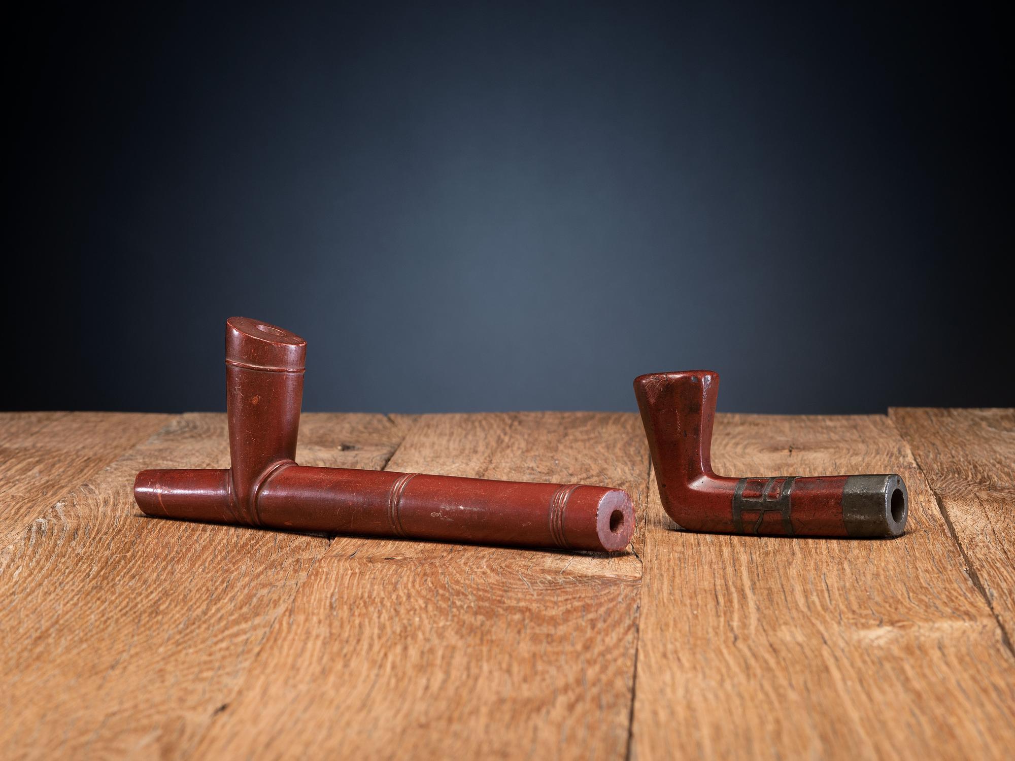 Western Great Lakes Catlinite Pipe Bowls