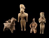 Four Syro-Hittite Terracotta Figures