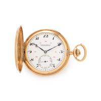 TAVANNES WATCH CO., 14K YELLOW GOLD POCKET WATCH
