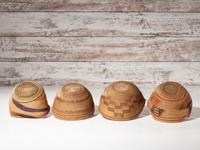 Modoc Polychrome Basketry Hats