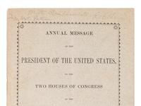 HAYES, Rutherford B. (1822-1893). Annual Message of the President of the United States to the Two Houses of Congress at the Commencement of the Third Session of the Forty-Sixth Congress . Washington: Government Printing Office, 1880.