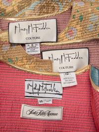 Three Mary McFadden Quilted Silk Jackets
