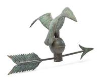 A Molded and Patinated Copper Eagle Weathervane