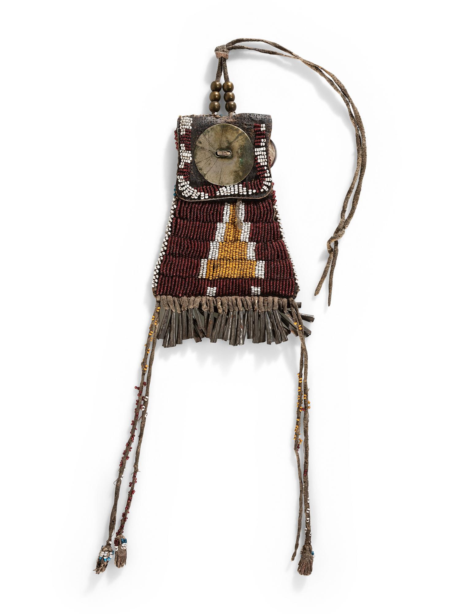 Kiowa Beaded Strike-a-Light Bag