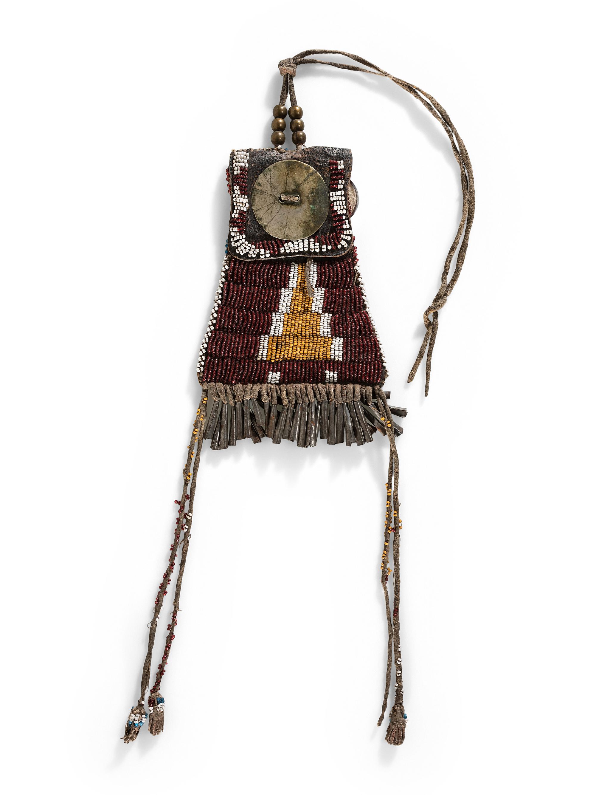 Kiowa Beaded Strike-a-Light Bag