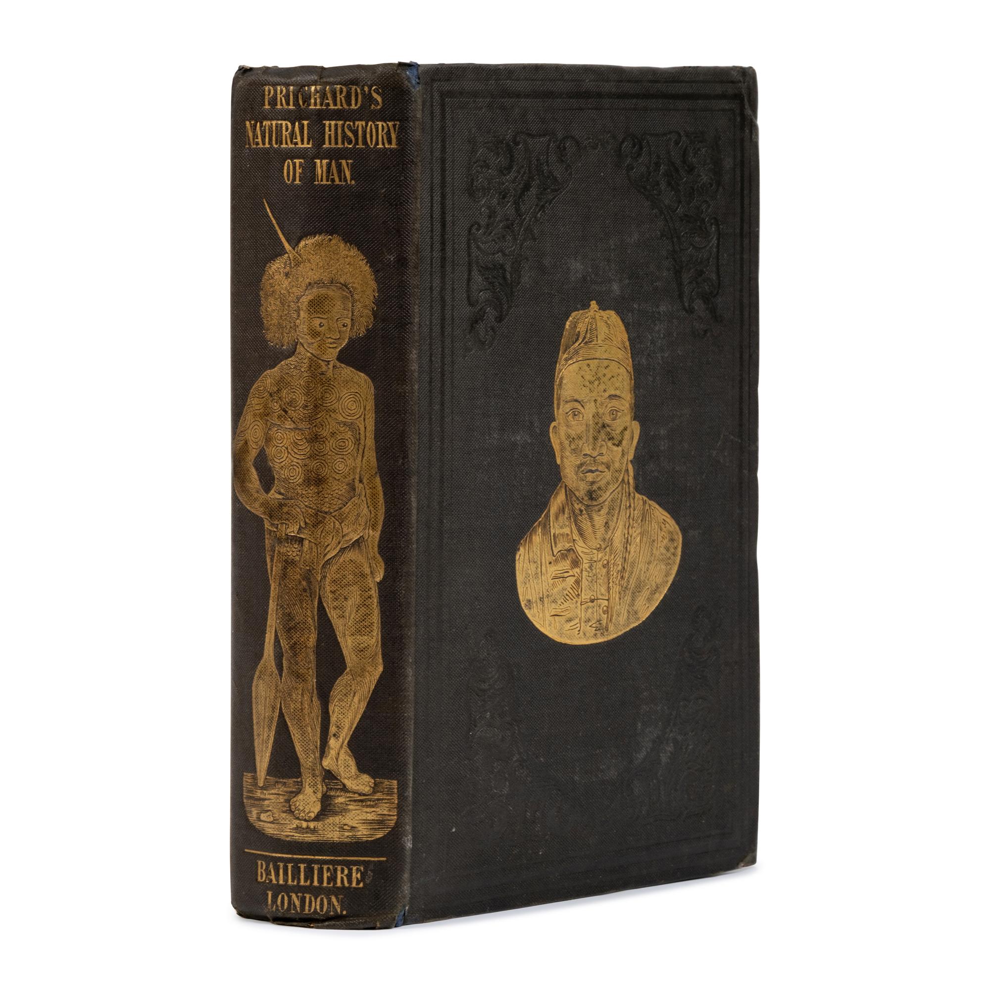 [Natural History]. Prichard, James Cowles (1786-1848). The Natural History of Man . London, [et al]: H. Bailliere, 1843.
