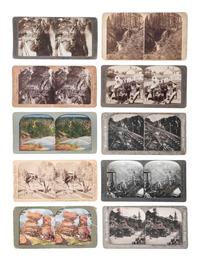 [WESTERN AMERICANA]. A large group of mining and other western scenes, including: