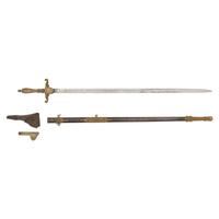 Presentation U.S. Model 1840 Medical Staff Sword of Major John T. Walker - 25th Indiana Infantry, with Fleam Set