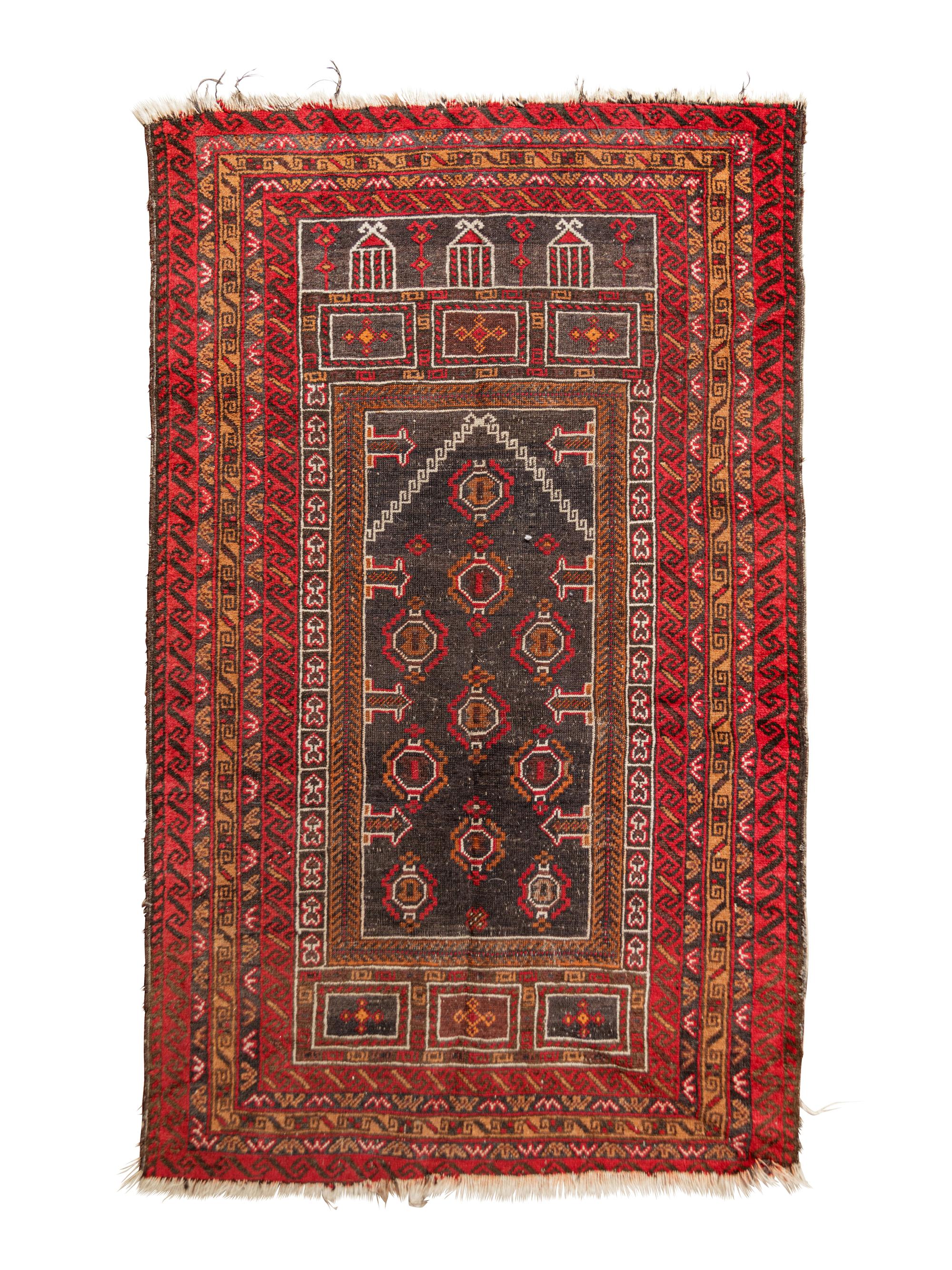 An Afghan Wool Rug