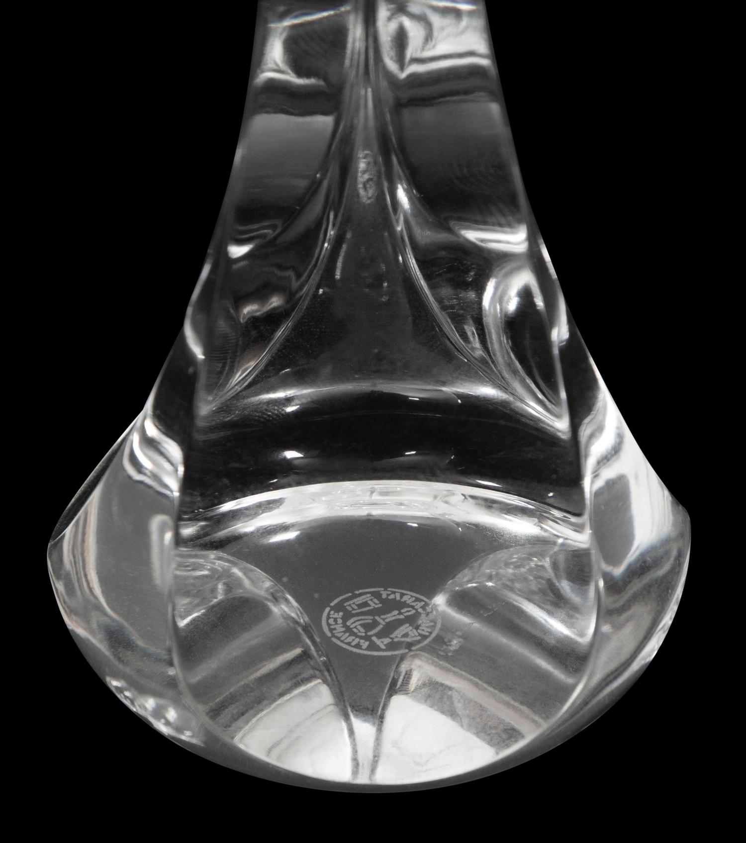 A Set of Twelve Baccarat Neptune Champagne Flutes