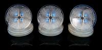 Rene Lalique, (French, 1860-1945), a set of 12 Coquilles salad plates, no. 3013