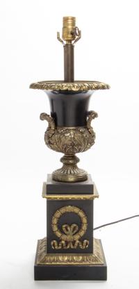 A Bronze-Mounted Neoclassical Urn Height 23 inches. — SECOND HALF 20TH CENTURY