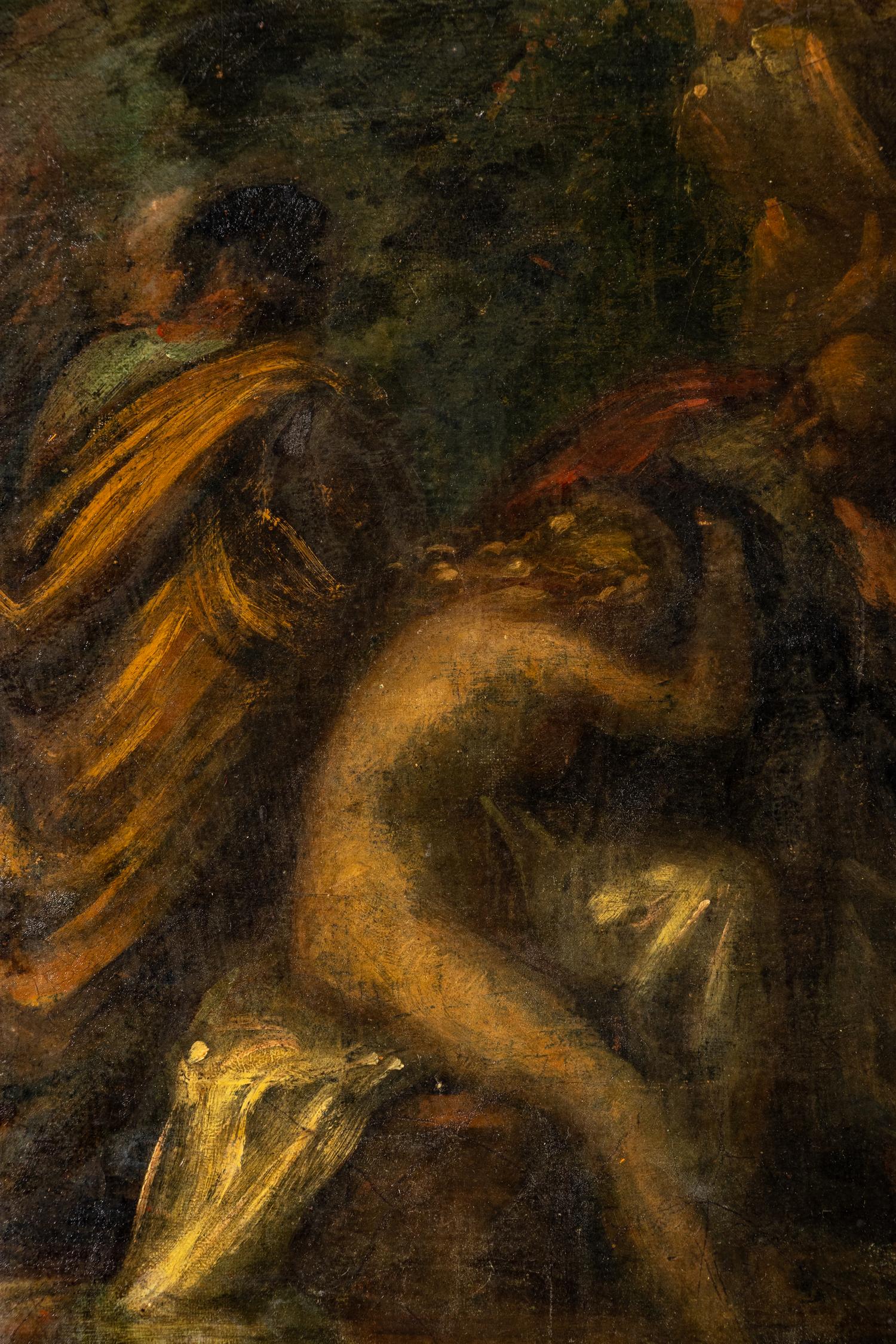 Two Classical Figures in a Landscape