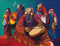 Earl Biss (American, 1947–1998) — Rhythm of the Restless, 1989; together with Red Lodge , 1991 (Two Works)