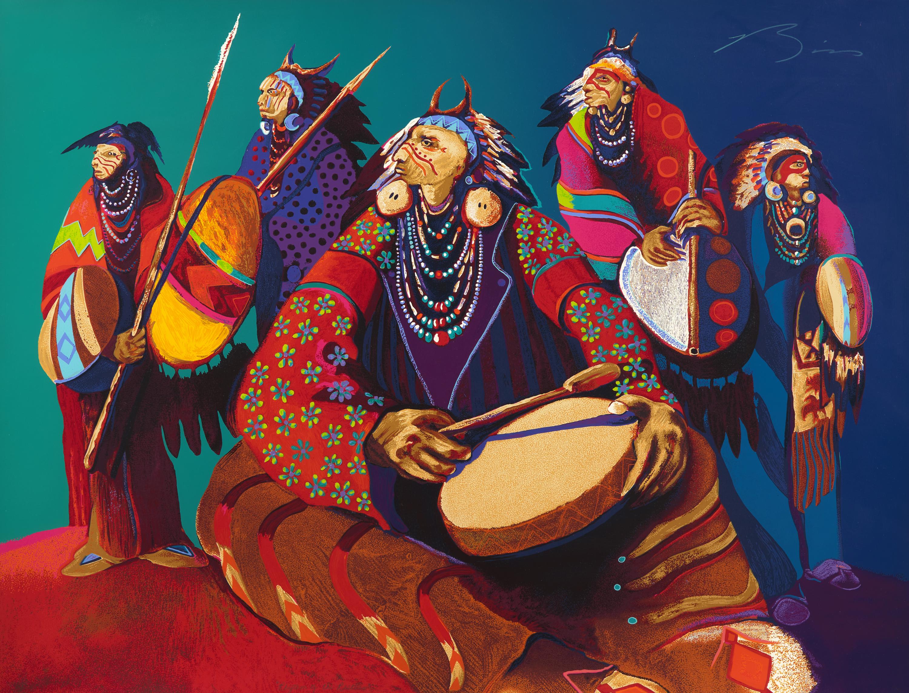 Earl Biss (American, 1947–1998) — Rhythm of the Restless, 1989; together with Red Lodge , 1991 (Two Works)