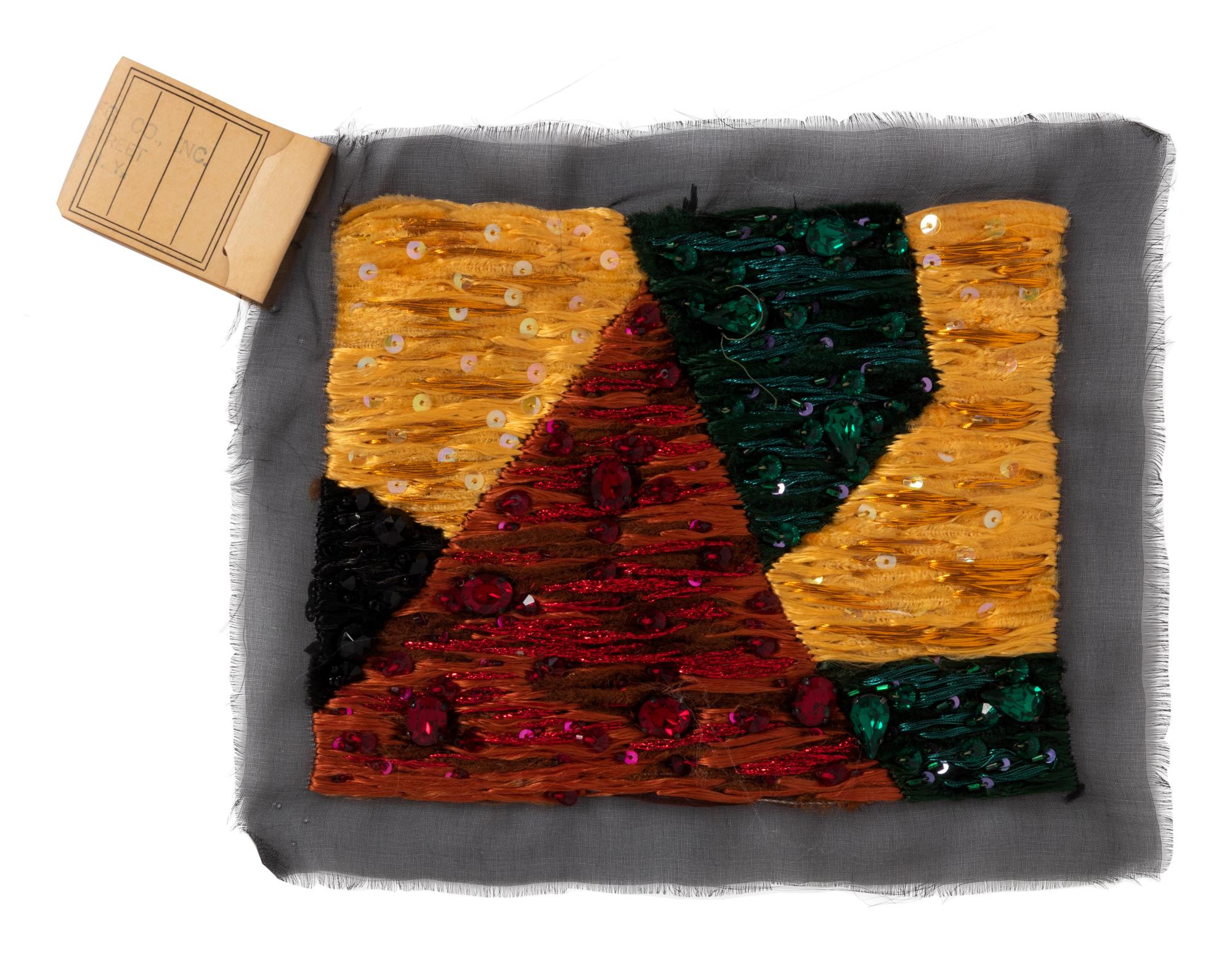Collection of Ten American-Made Embroidery Samples, 1960-90s