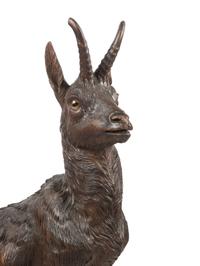 A Black Forest Carved Pronghorn