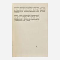 [Private Press] [Chiswick Press] Morris, William Group of 3 Bound Titles