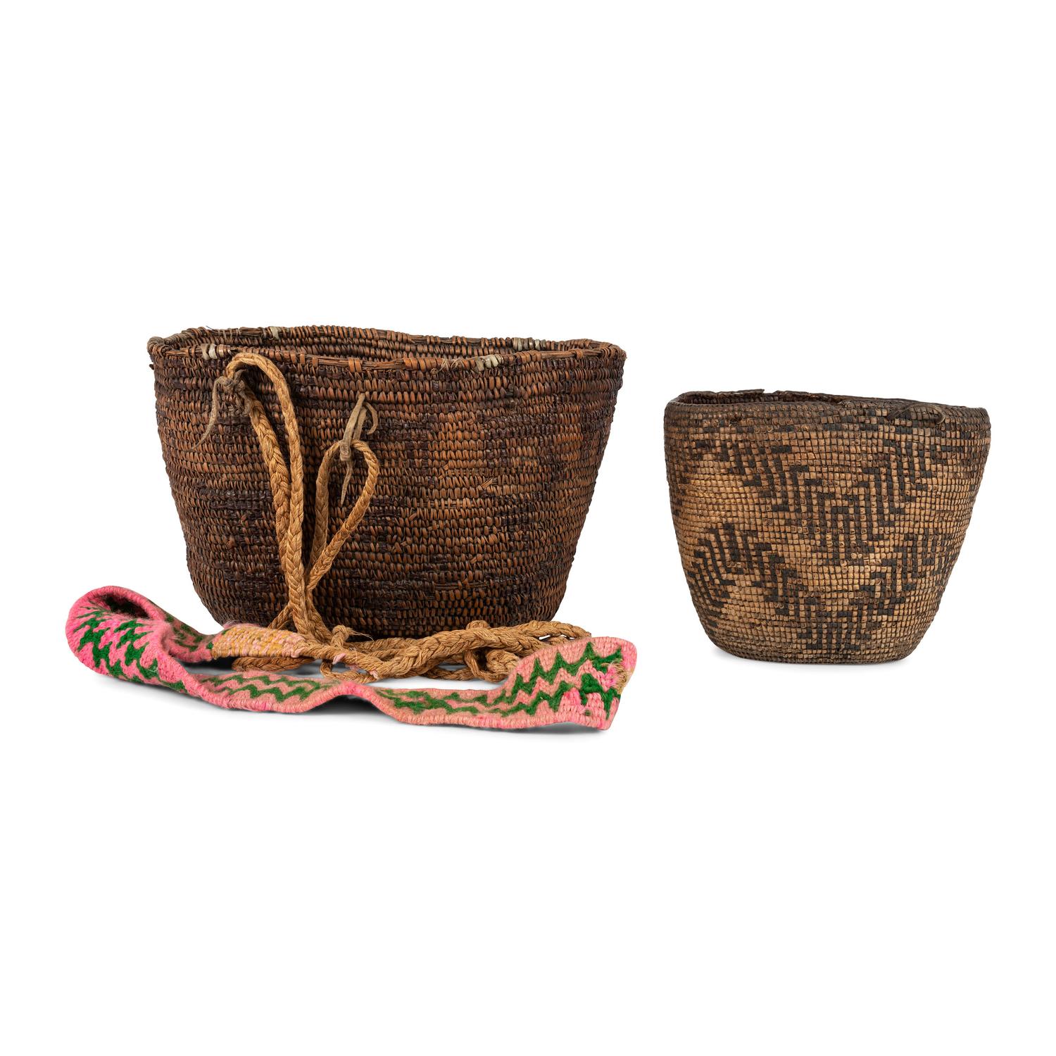 Klickitat Imbricated Burden Baskets