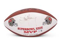 A Steve Young Signed Autograph Limited Edition Super Bowl XXIX MVP Football (Beckett Authentication Services BAS Certified)