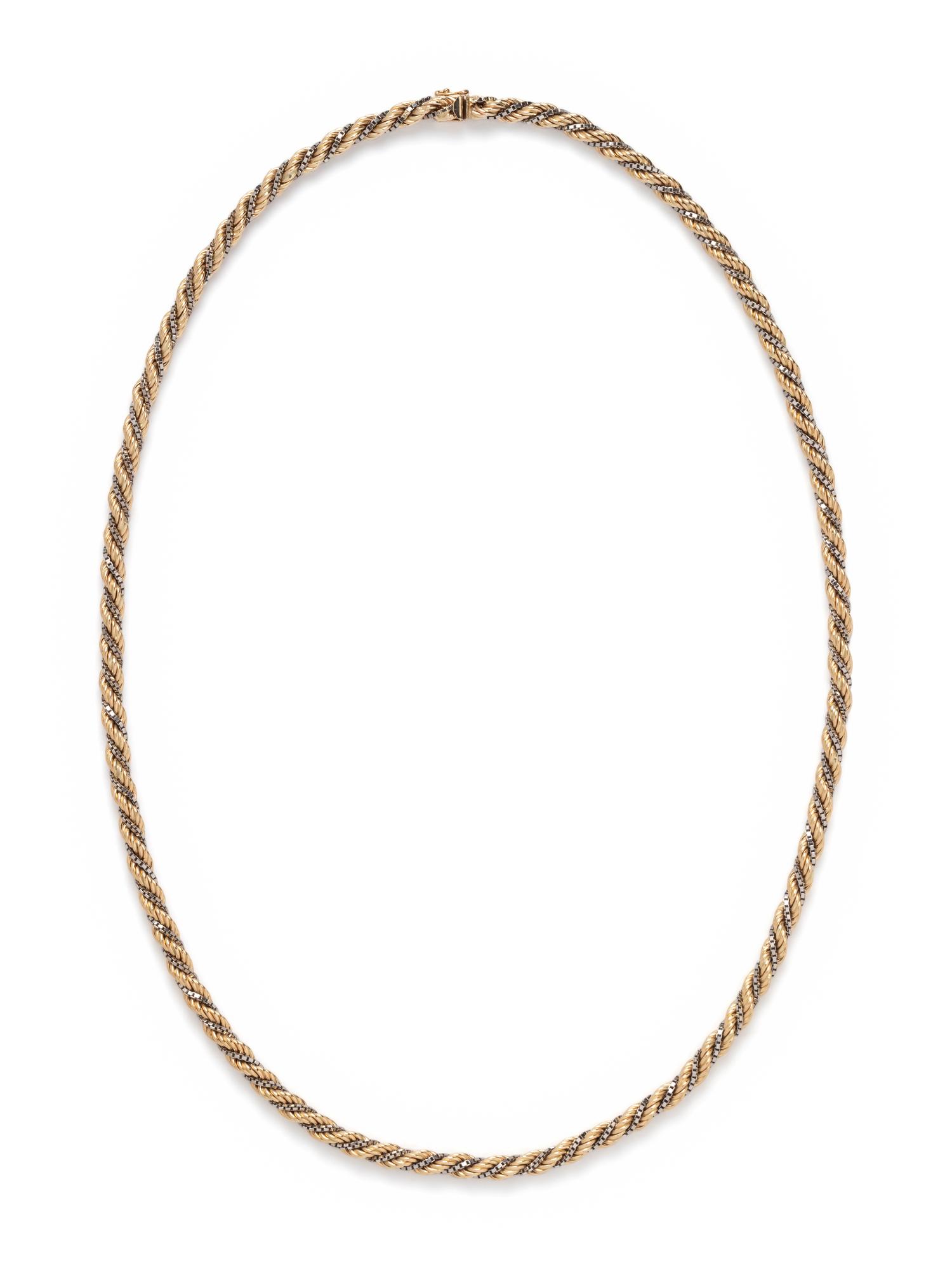 BICOLOR GOLD NECKLACE