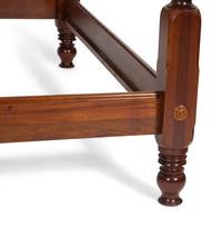 An American Carved Mahogany Four Poster Bed