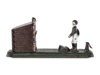 An English 'Football' Cast Iron Mechanical Bank