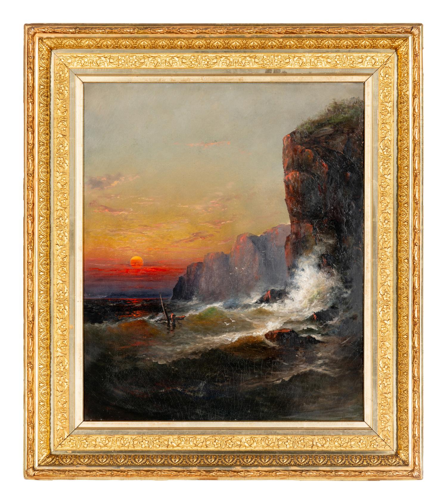 Sun Setting on a Shipwreck