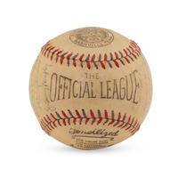 A 1943 New York Yankees Team Signed Autograph Baseball (Beckett Authentication Services Letter of Authenticity)