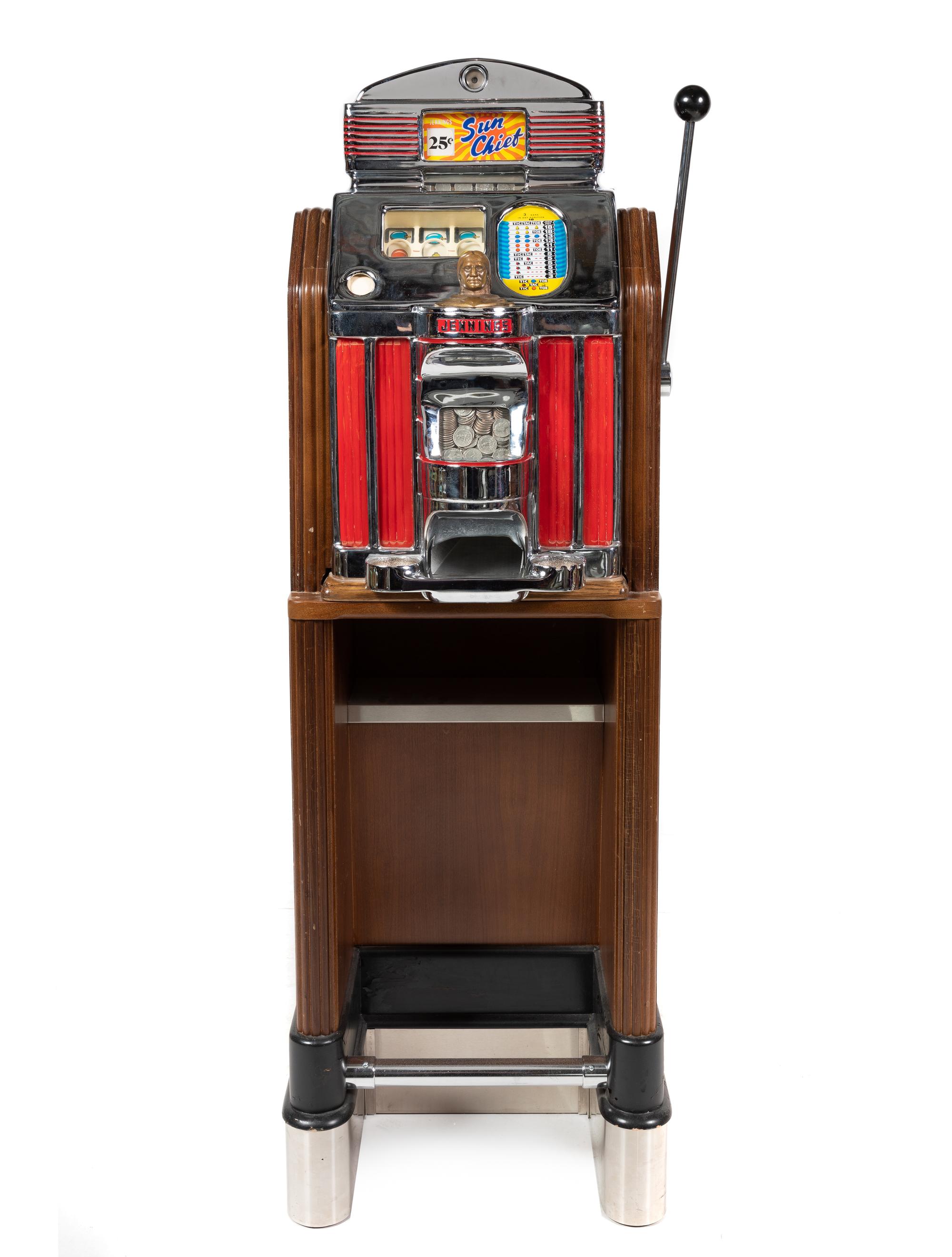 A Jennings Sun Chief Slot Machine