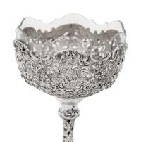 A Set of Twelve German Silver Wine Stems