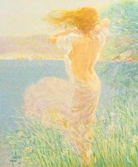 Woman by Shore