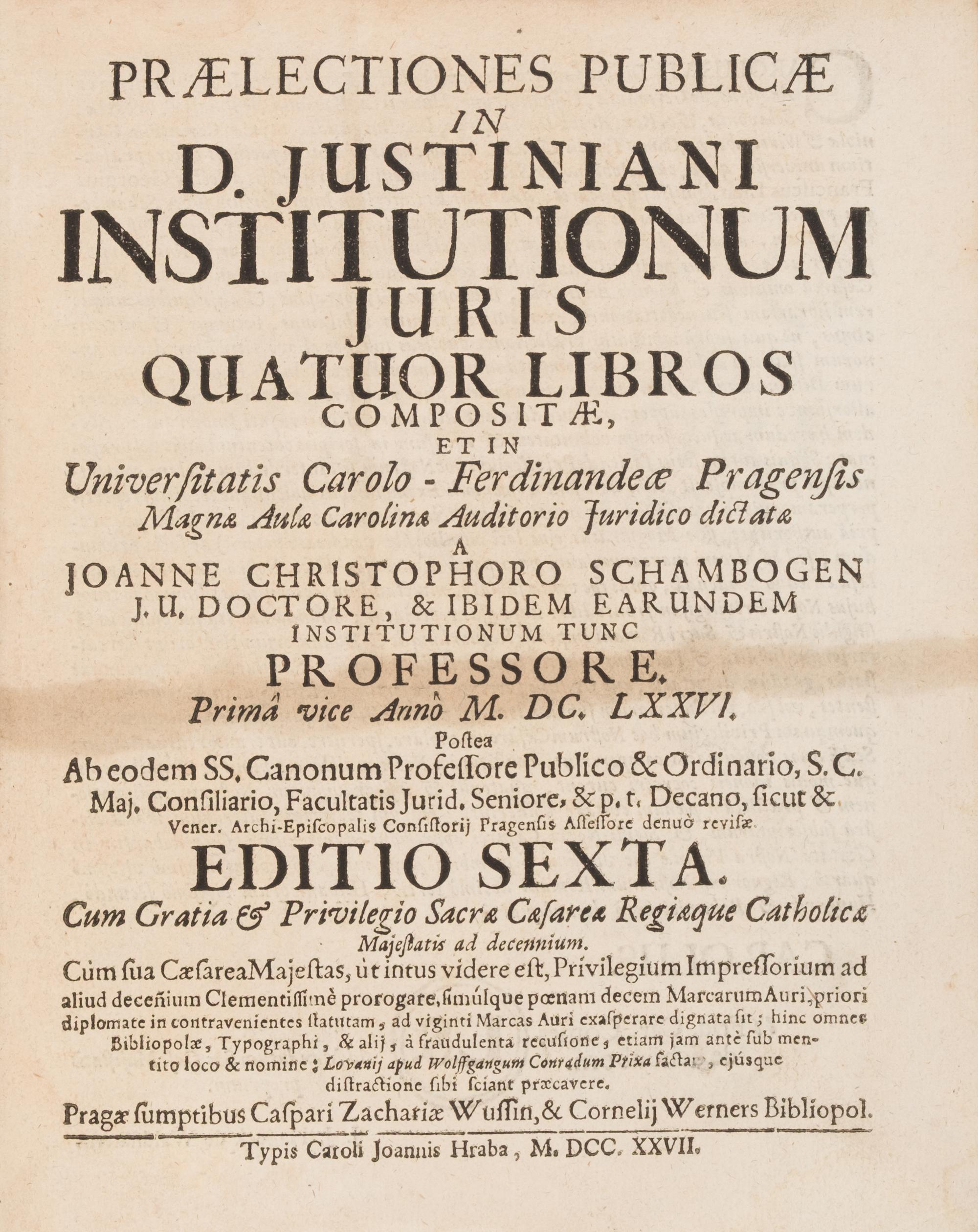 [Law] Group of 6 Works