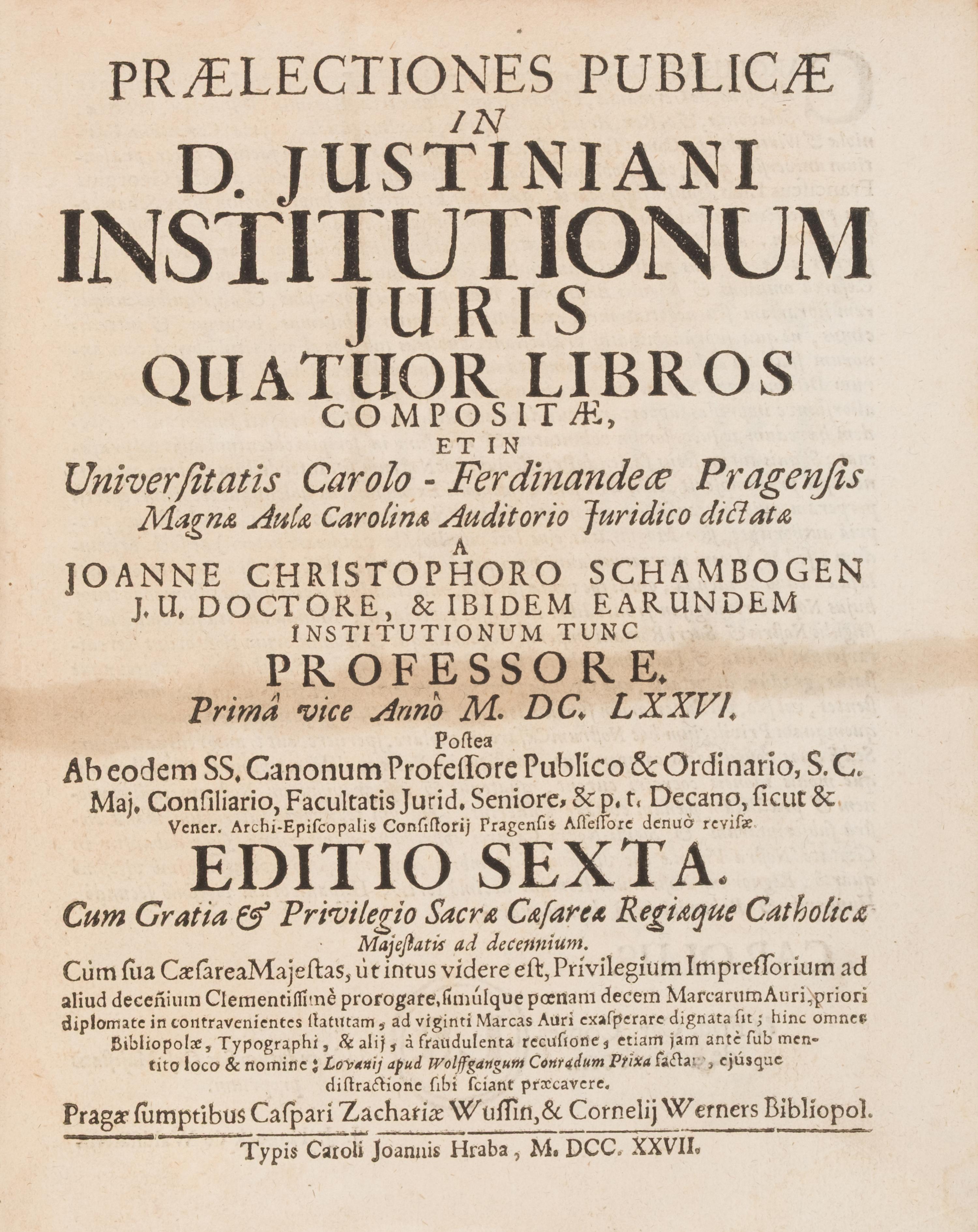 [Law] Group of 6 Works