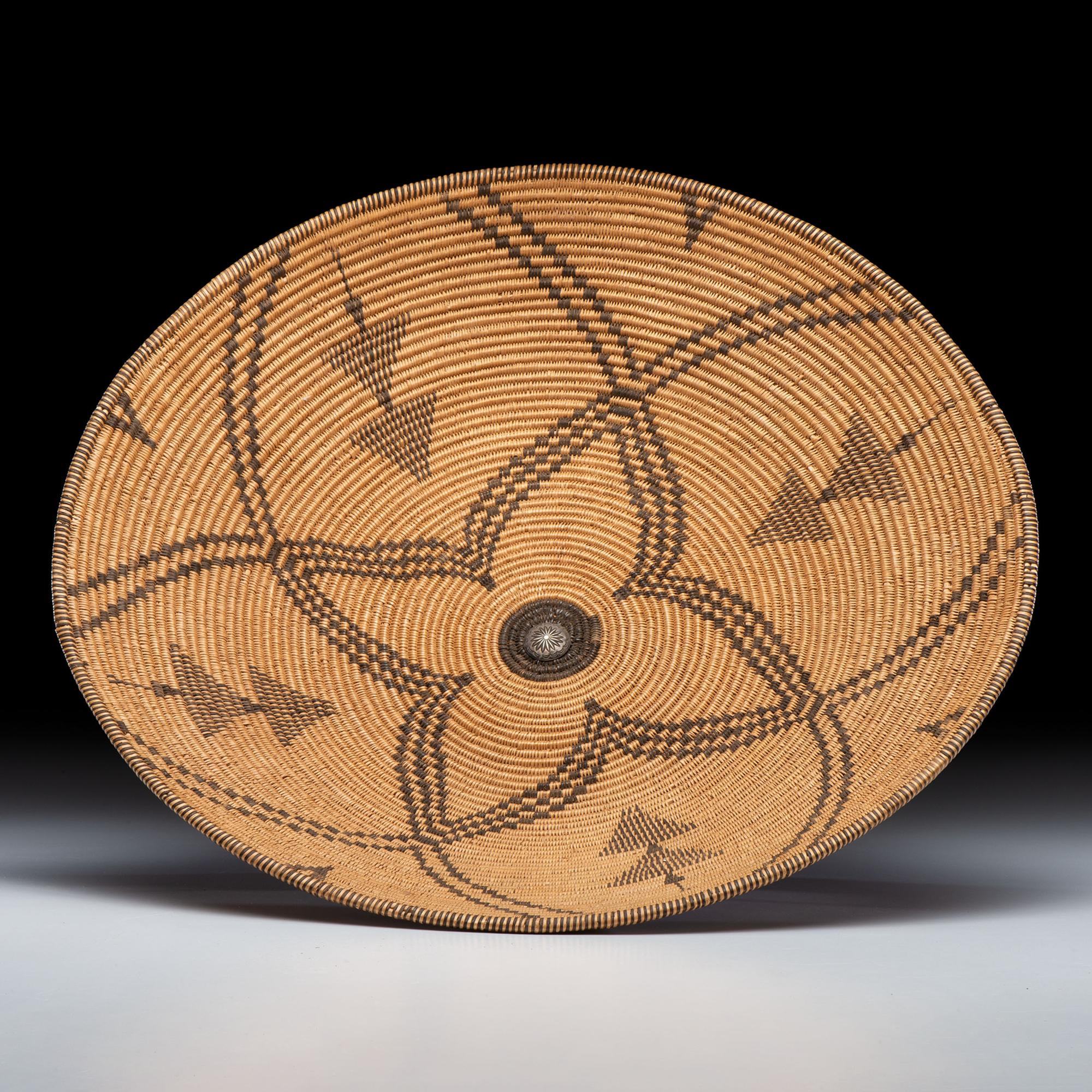 Apache Basket, with German Silver Button