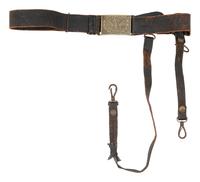 [CIVIL WAR]. Sword, war-date photograph, medical officer's sash, belt and buckle identified to Surgeon William J. McDermott, New York.