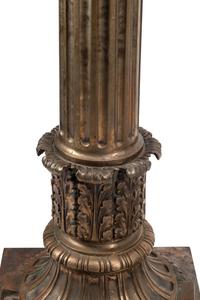 A Pair of Monumental Bronze Corinthian Columns