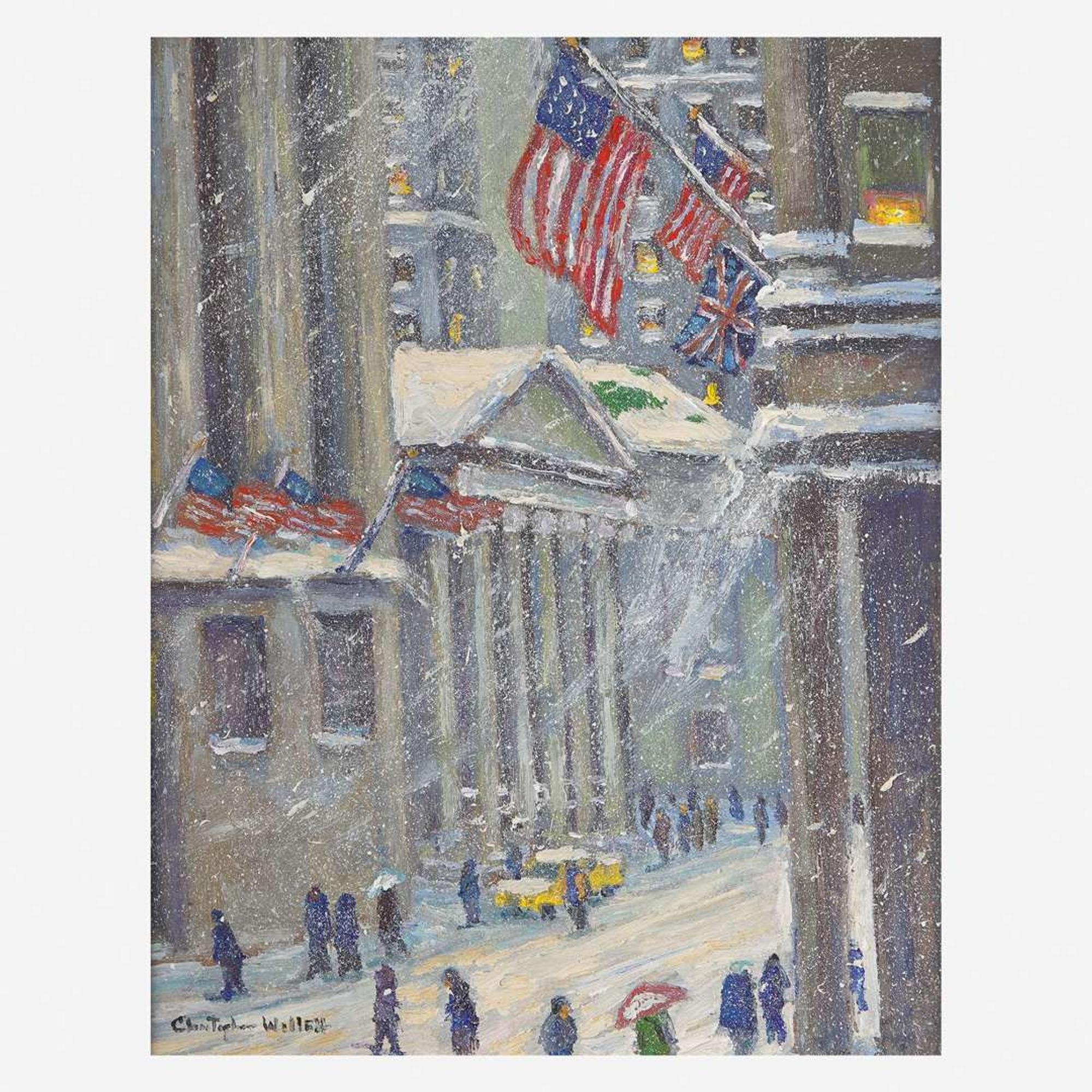 Christopher Willett (American, B. 1959) New York Stock Exchange